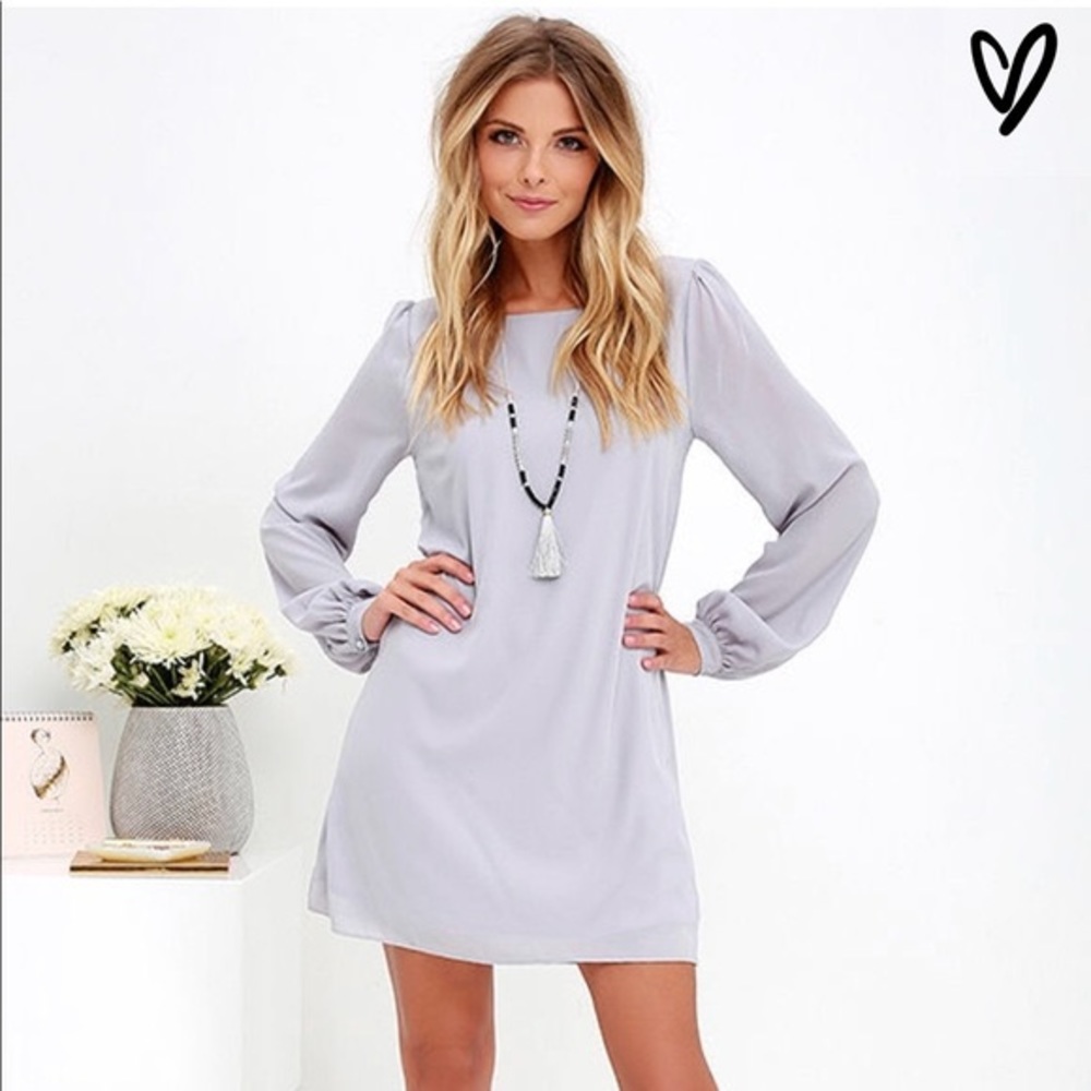 Lulu’s Long Sleeve Shift Dress